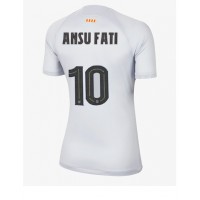 Barcelona Ansu Fati #10 Tredjetrøje Dame 2022-23 Kortærmet